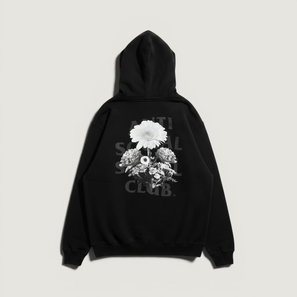 Anti Social Social Club Ghost of You and Me Hoodie Black Large